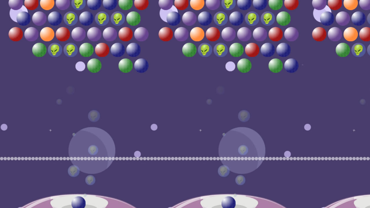 Play Aliens Bubble Shooter Free Laptop Game