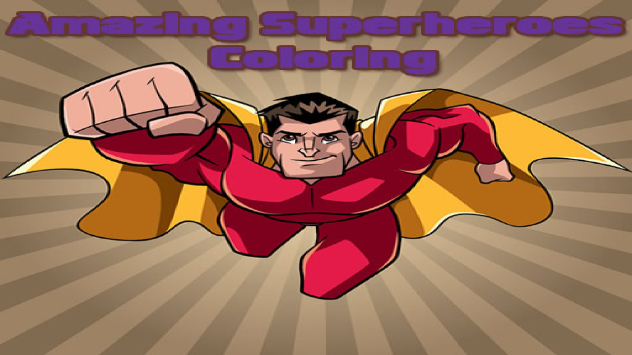Play Amazing Superheroes Coloring Browser Game Free Online