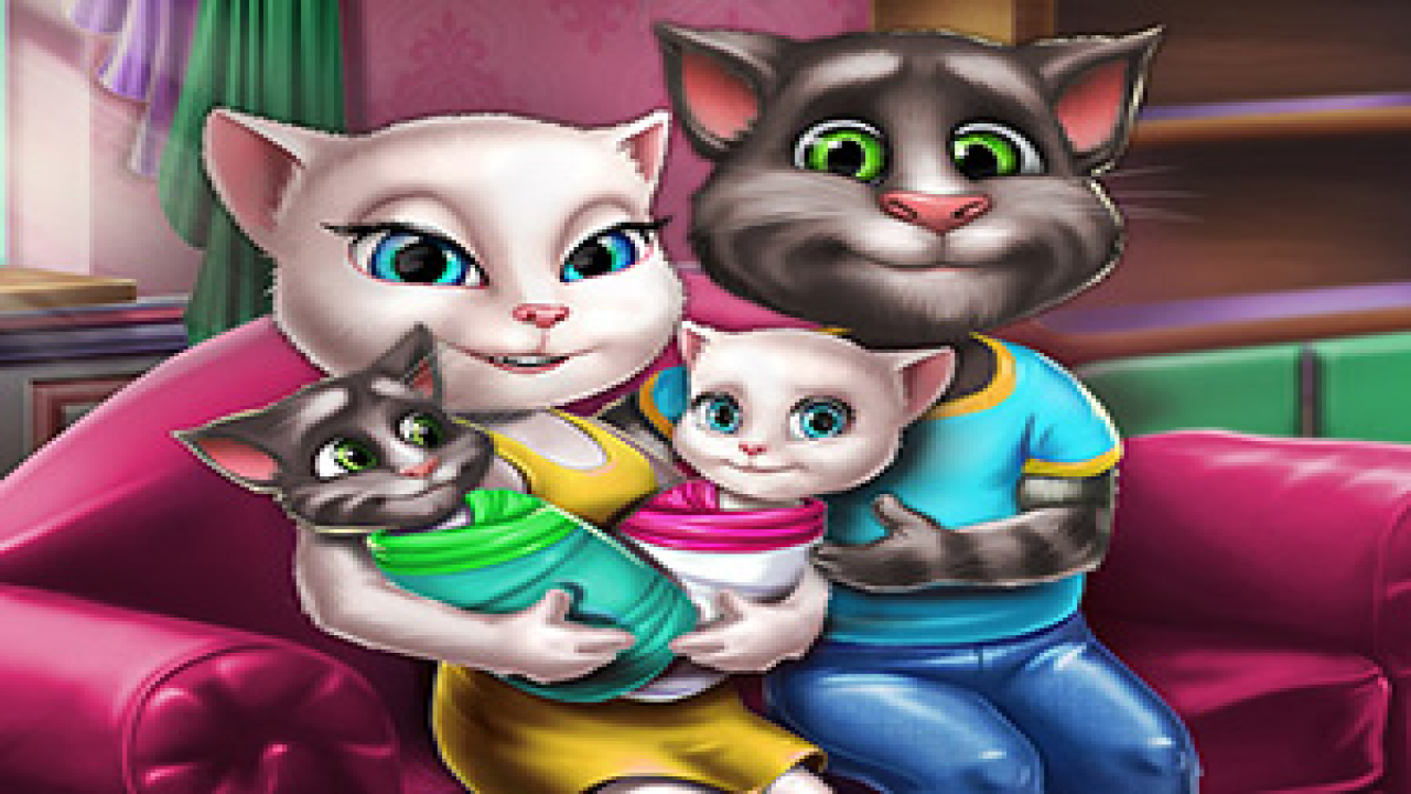 Play Angela Twins Family Day Game Now Mobile