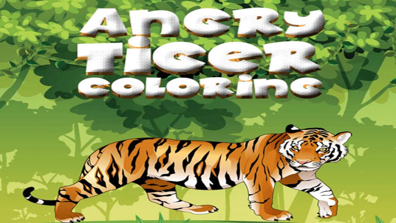 Play Free Angry Tiger Coloring Games Now Online
