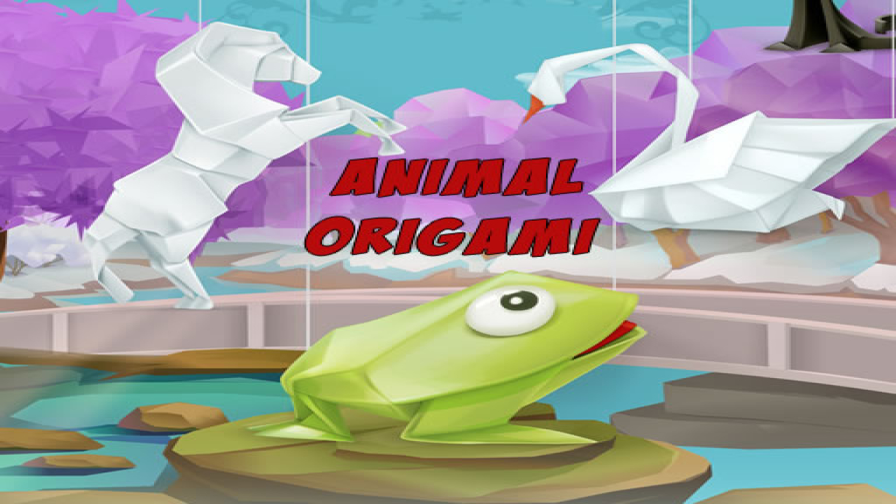Play Animal Origami Coloring Game Now