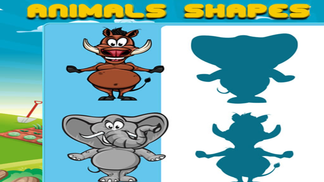 Free Animal Shapes (a3ff) Browser Game Online