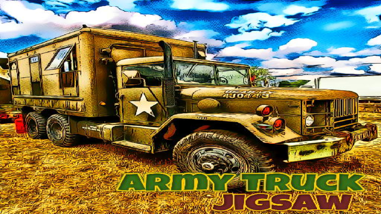 Free Army Trucks Jigsaw Game On Mobile