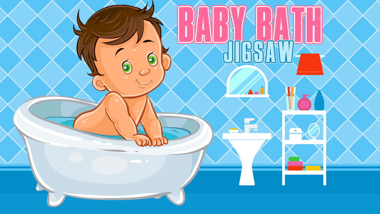 Play Baby Bath Jigsaw Game Free Now Online