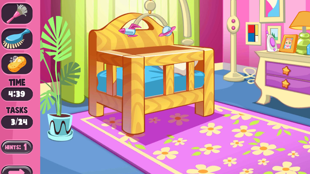 Play Baby Doll House Cleaning (90a9) Free Online Now