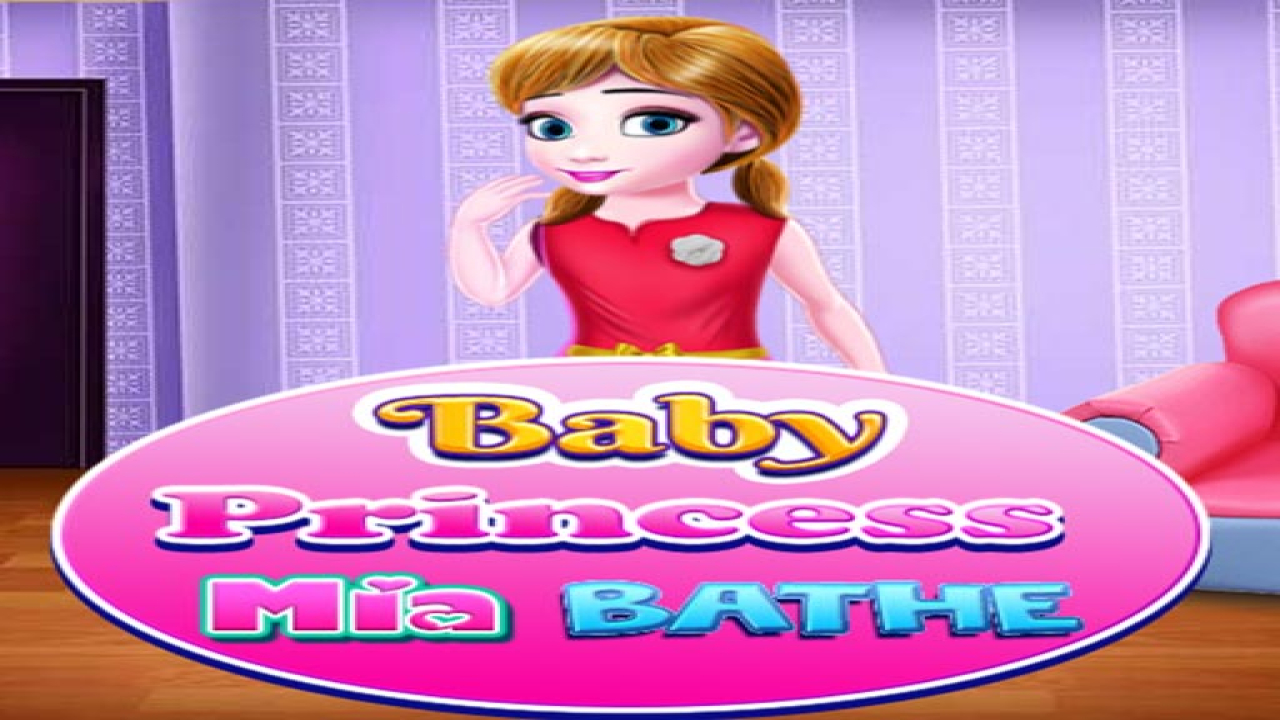 Play Free Games Baby Princess Mia Bathe Online Now