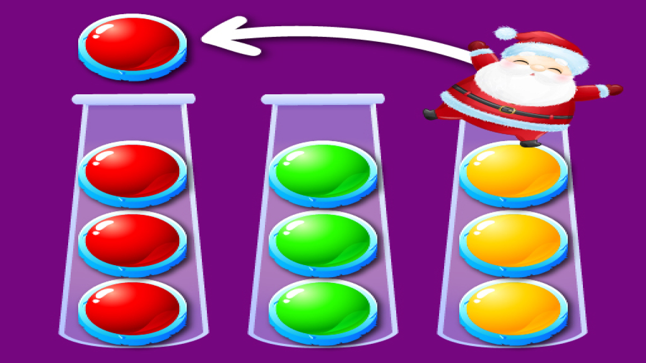 Play Ball Sort Xmas Mobile Game Anytime