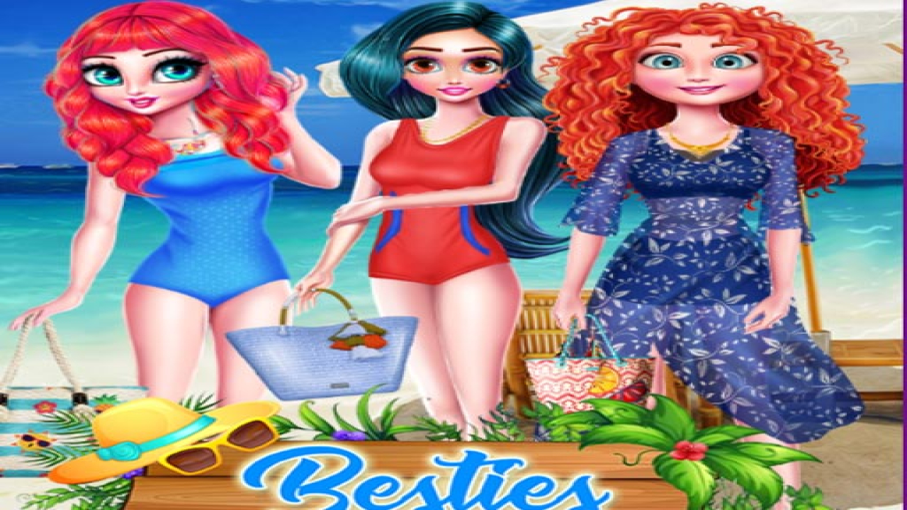 Free Besties Beachwear Game Online For Mobile