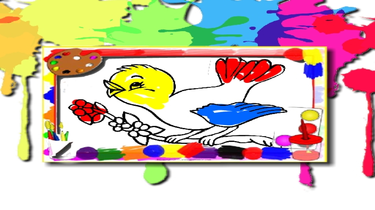 Free Birds Coloring Book Game Desktop Online
