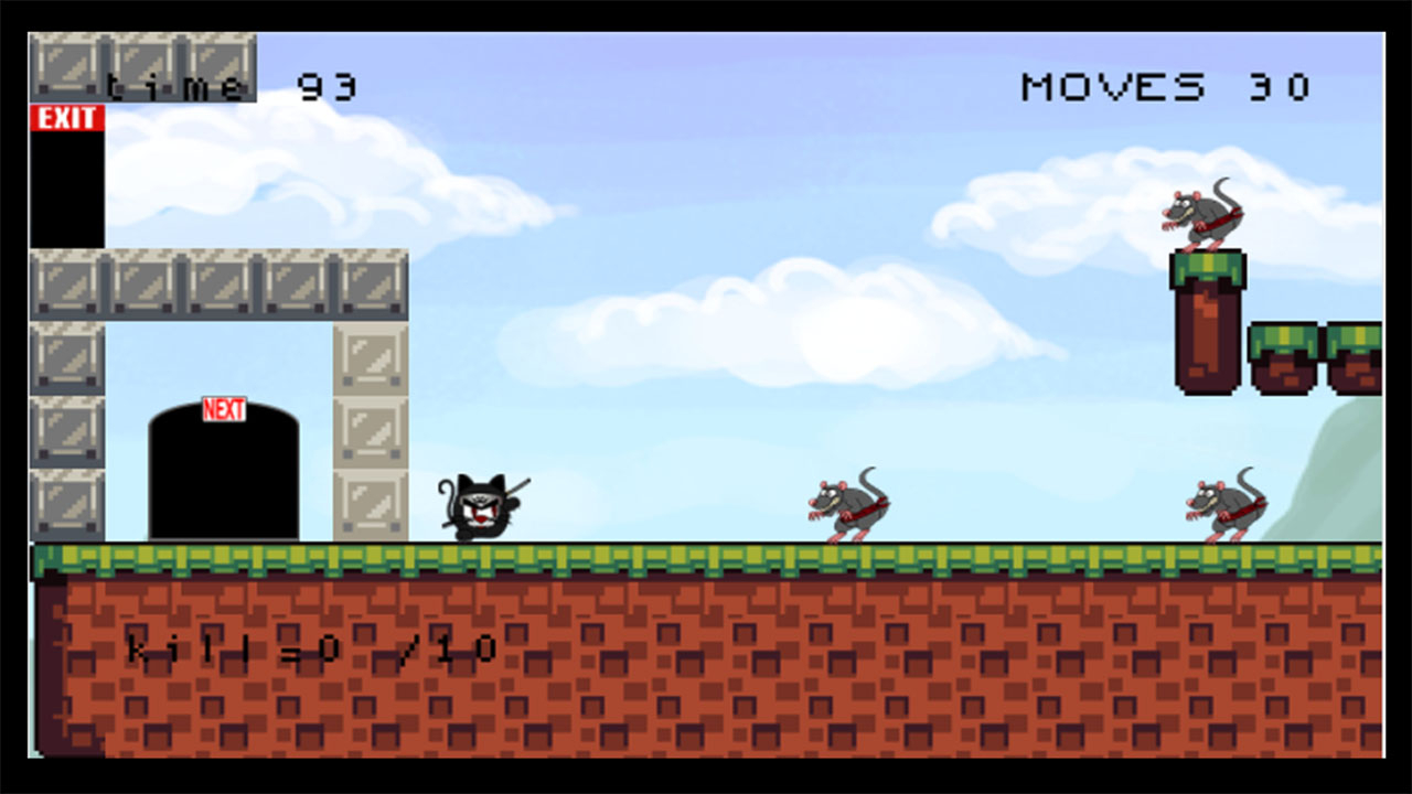 Free Black Meow ninja Game Mobile Online