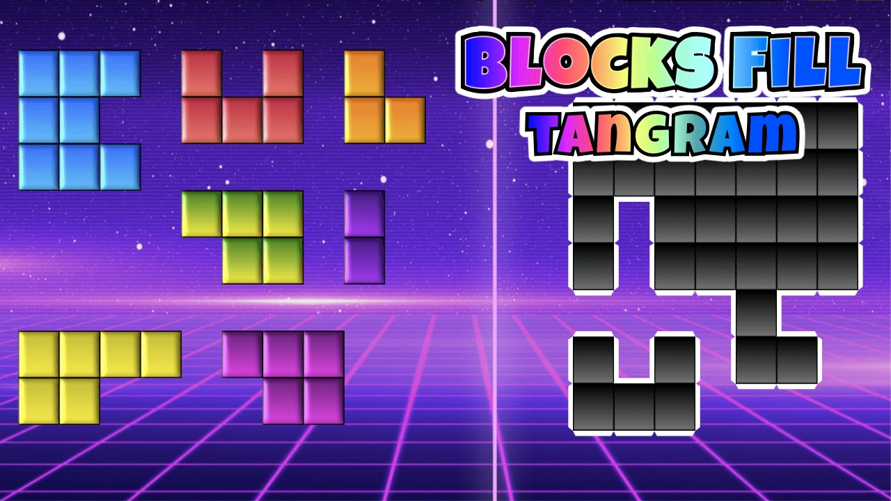 Play Blocks Fill Tangram Puzzle Desktop Game Online