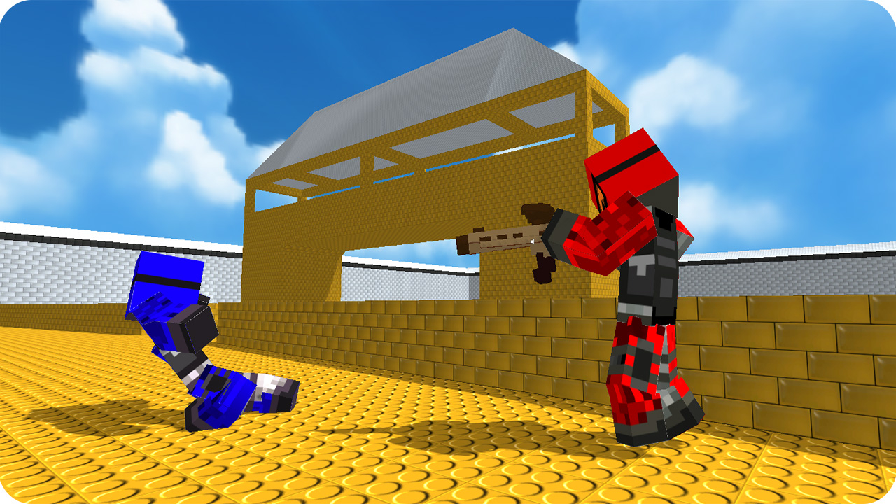 Play Blocky Gun Paintball Online Free Mobile
