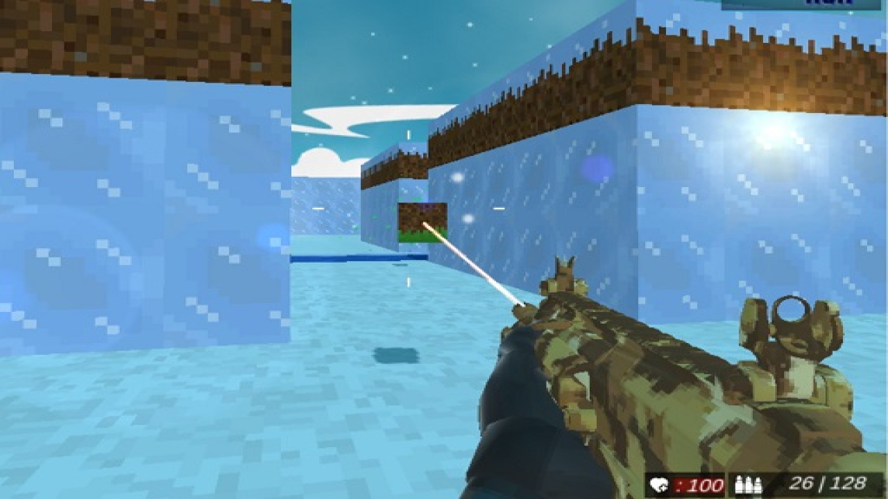 Free Blocky Swat Shooting IceWorld Multiplayer Online Game For Phone
