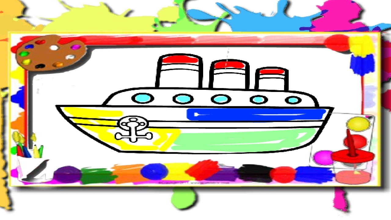 Play Boats Coloring Book Online Now Free
