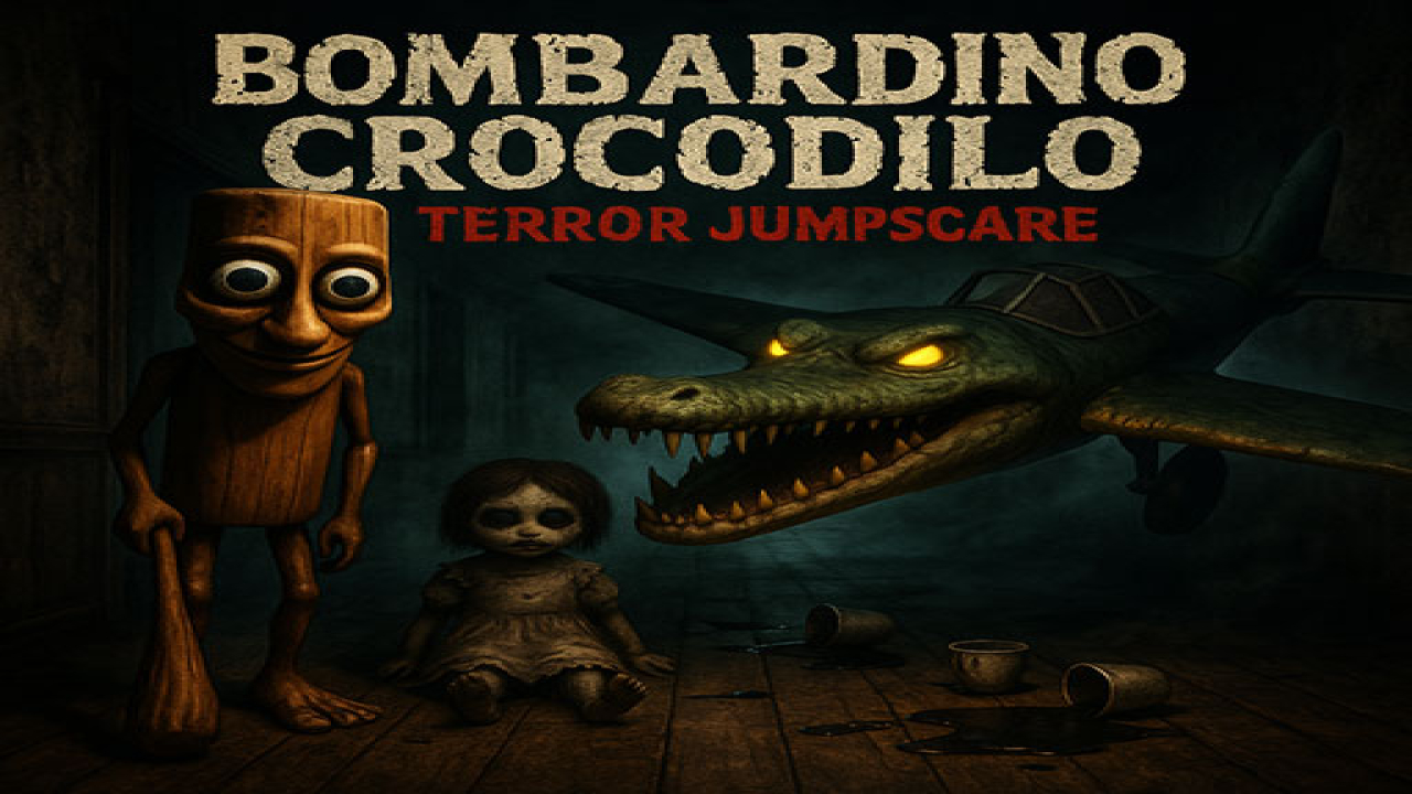Play Bombardino Crocodilo terror jumpscare Free Now No Login
