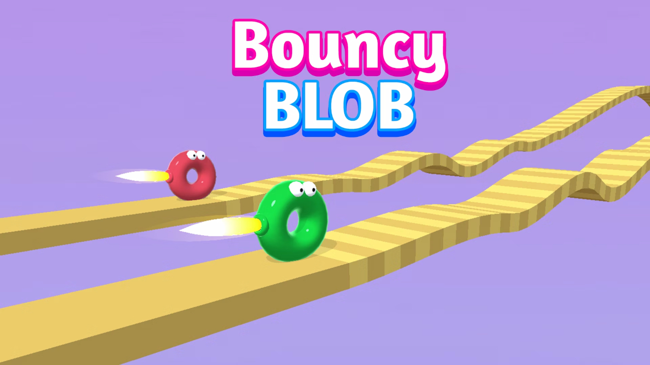 Play Free Bouncy Blob Race: Obstacle Course Game Online