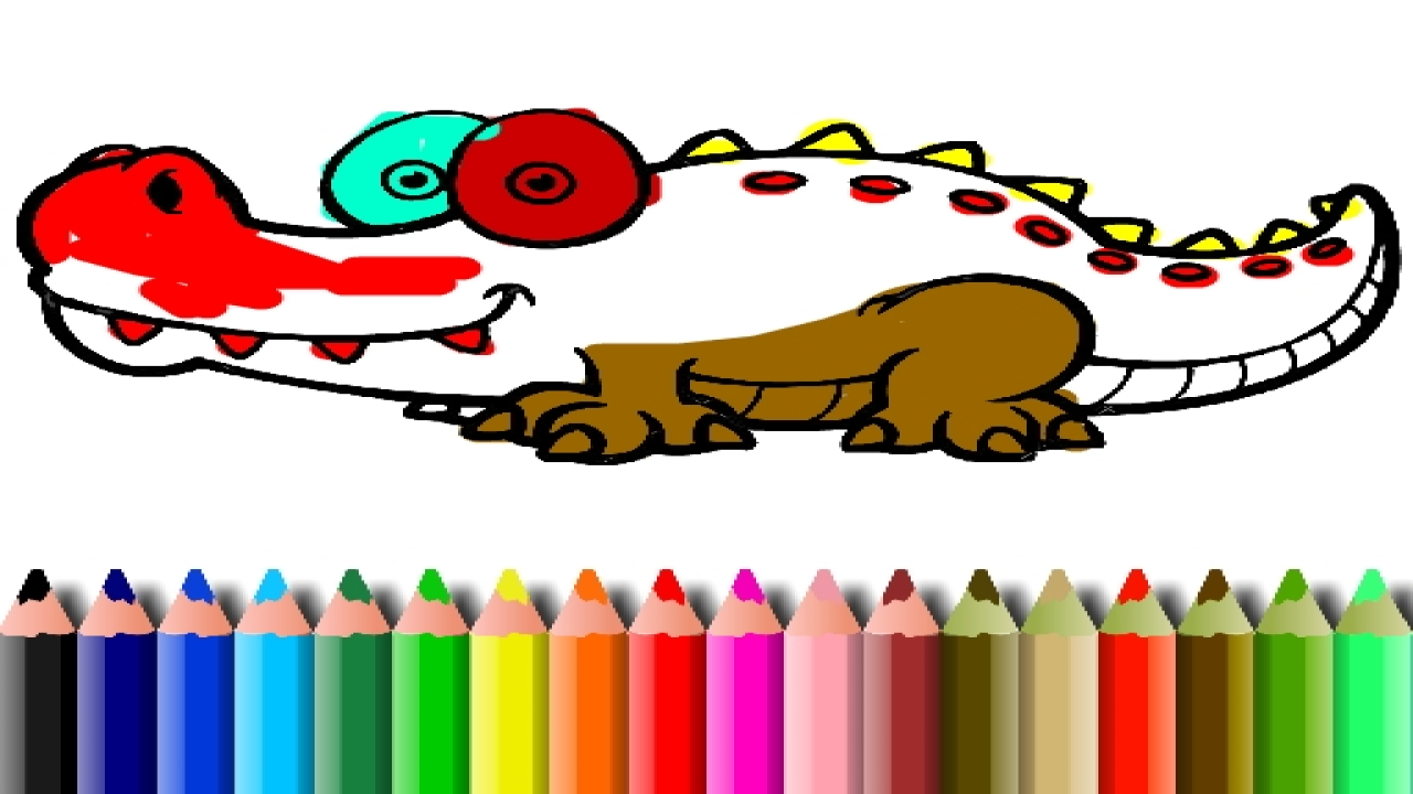 Free BTS Aligator Coloring Game Online For PC