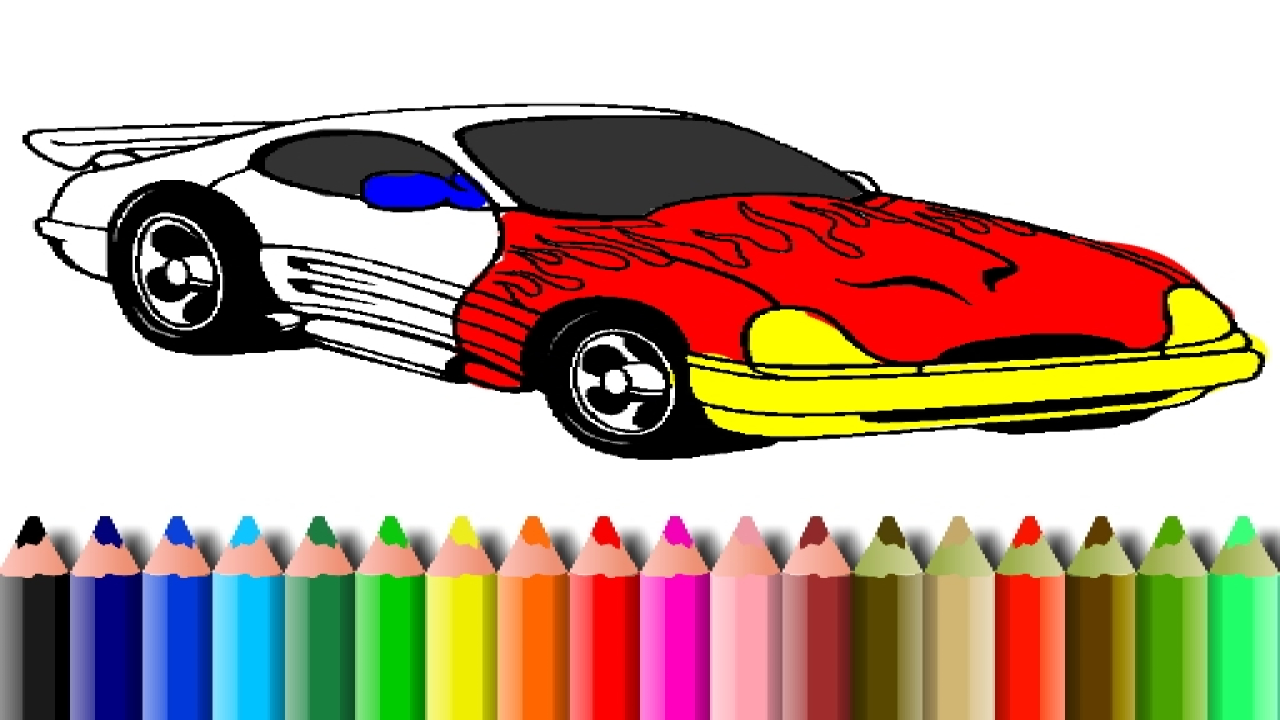 Free Play BTS Muscle Car Coloring Online iOS Game