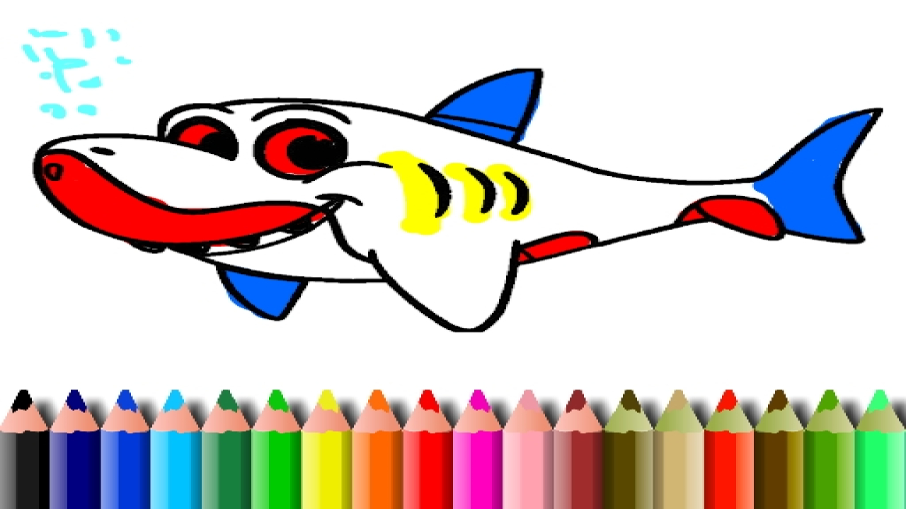 Play BTS Shark Coloring Book Free Android Game Online