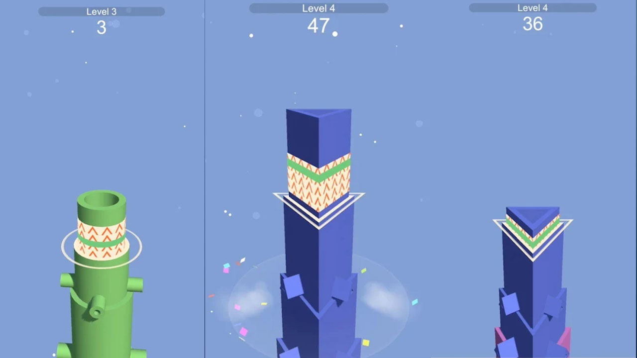 Play Free Build tower 3D Game On Mobile Online