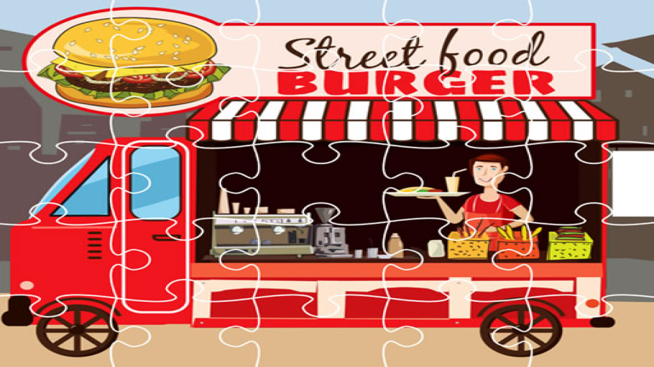 Free Burger Trucks Jigsaw Game Play Online No Login