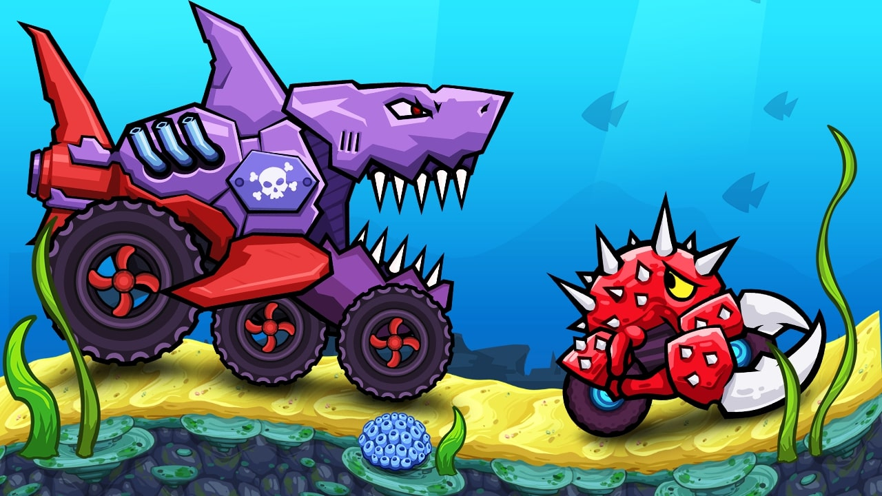 Play Car Eats Car: Underwater Adventure Free Game PC Online
