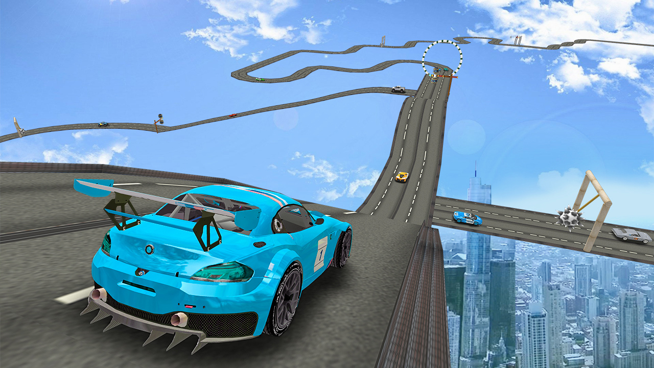 Play Car Impossible Stunt Driving Simulator Android Game Free