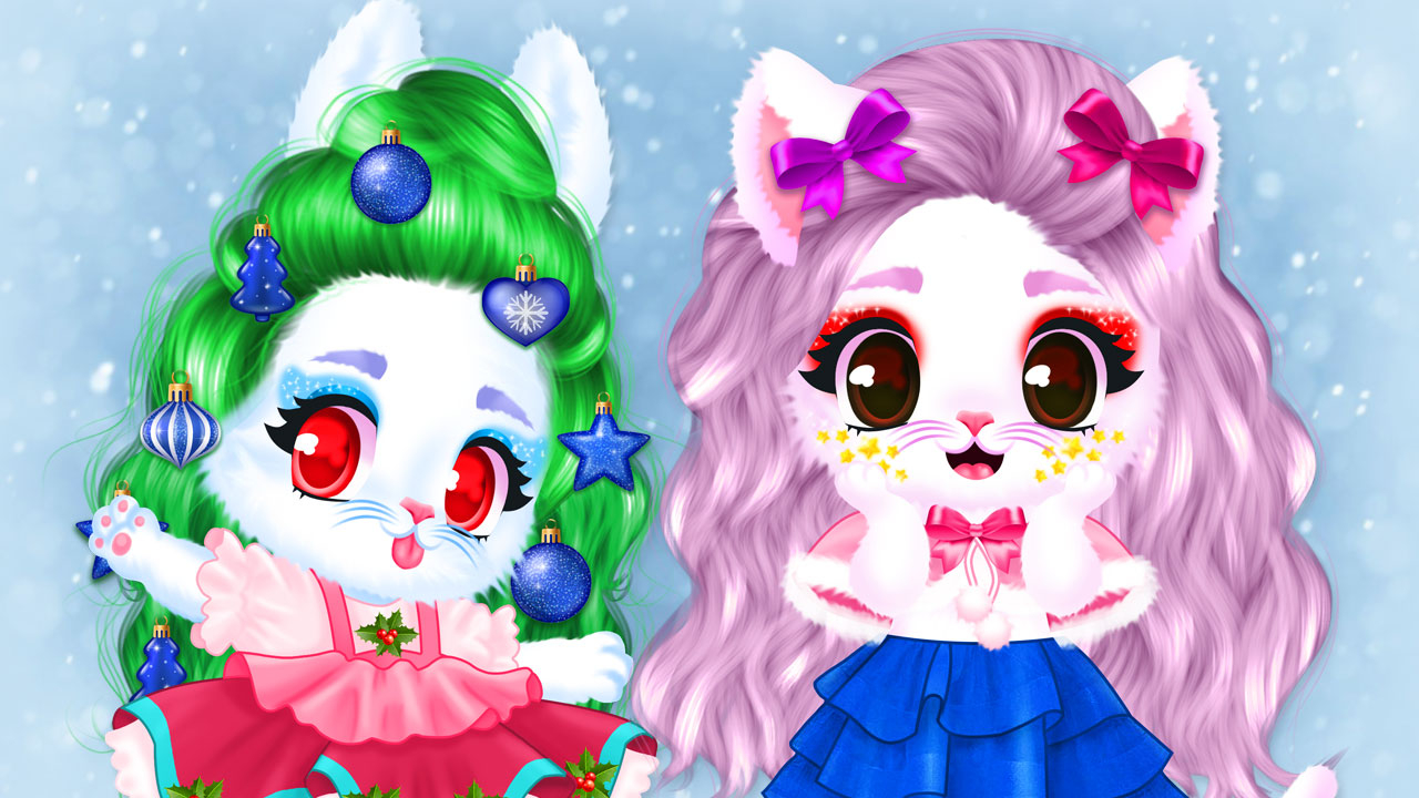 Play Cat and Rabbit Holiday Free Phone Mobile Game