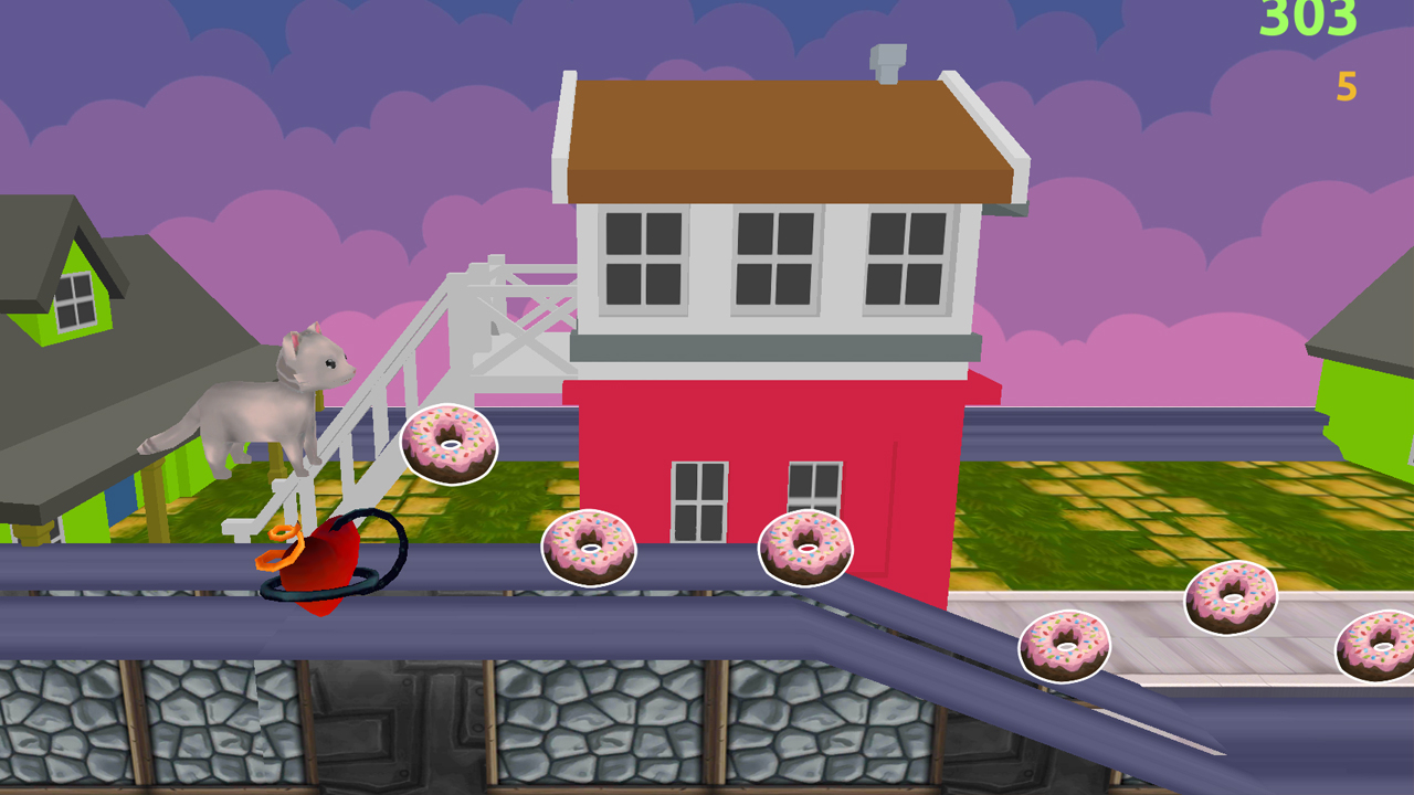 Free Cat Candy Run Games Now Online