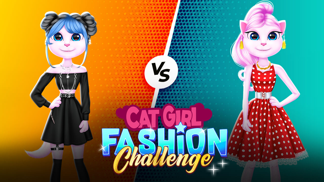 Free Cat Girl Fashion Challenge Game For Phone
