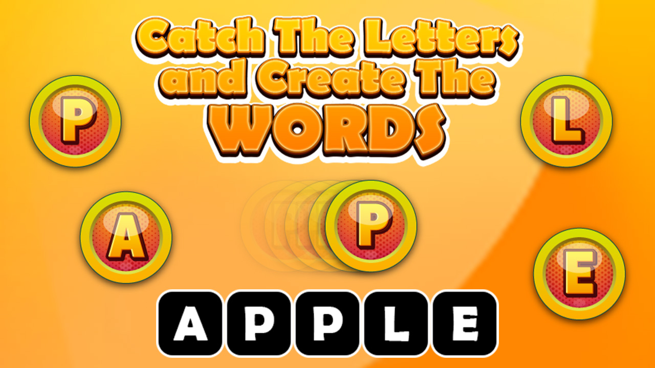 Play Catch The Letters and Create The Words Game Online