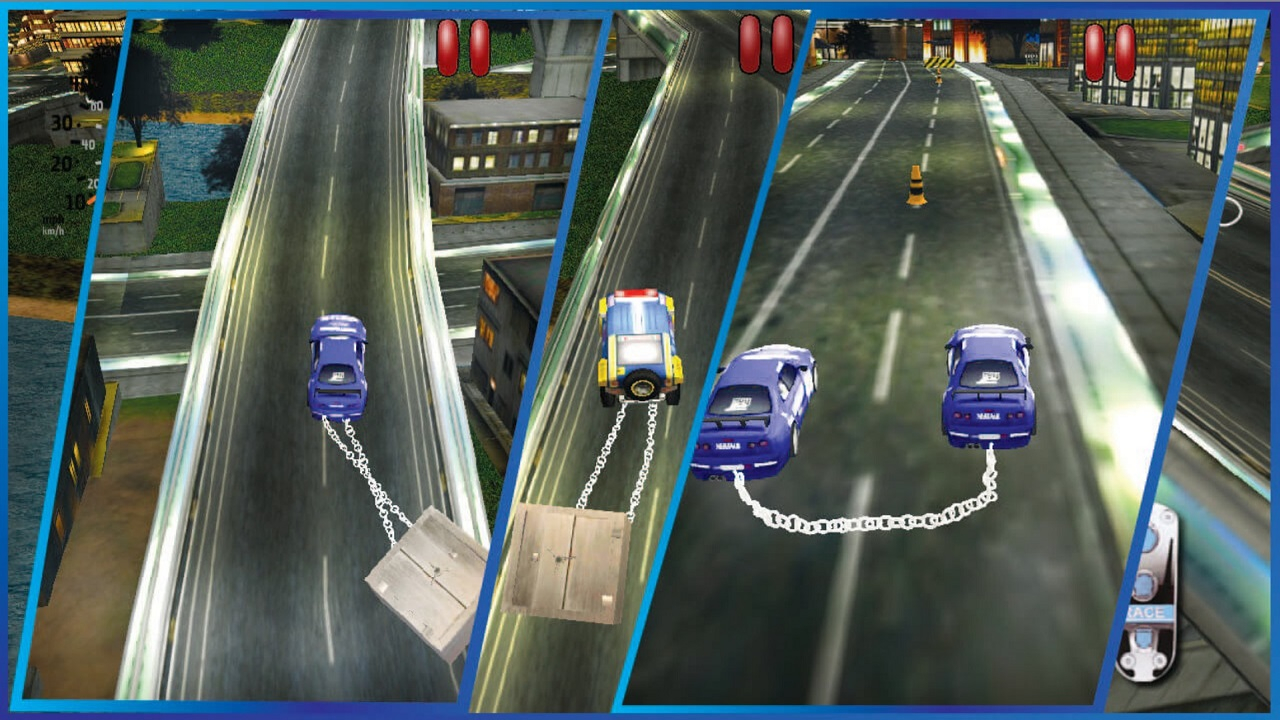 Play Chained Impossible Driving Police Cars PC Game Free No Login