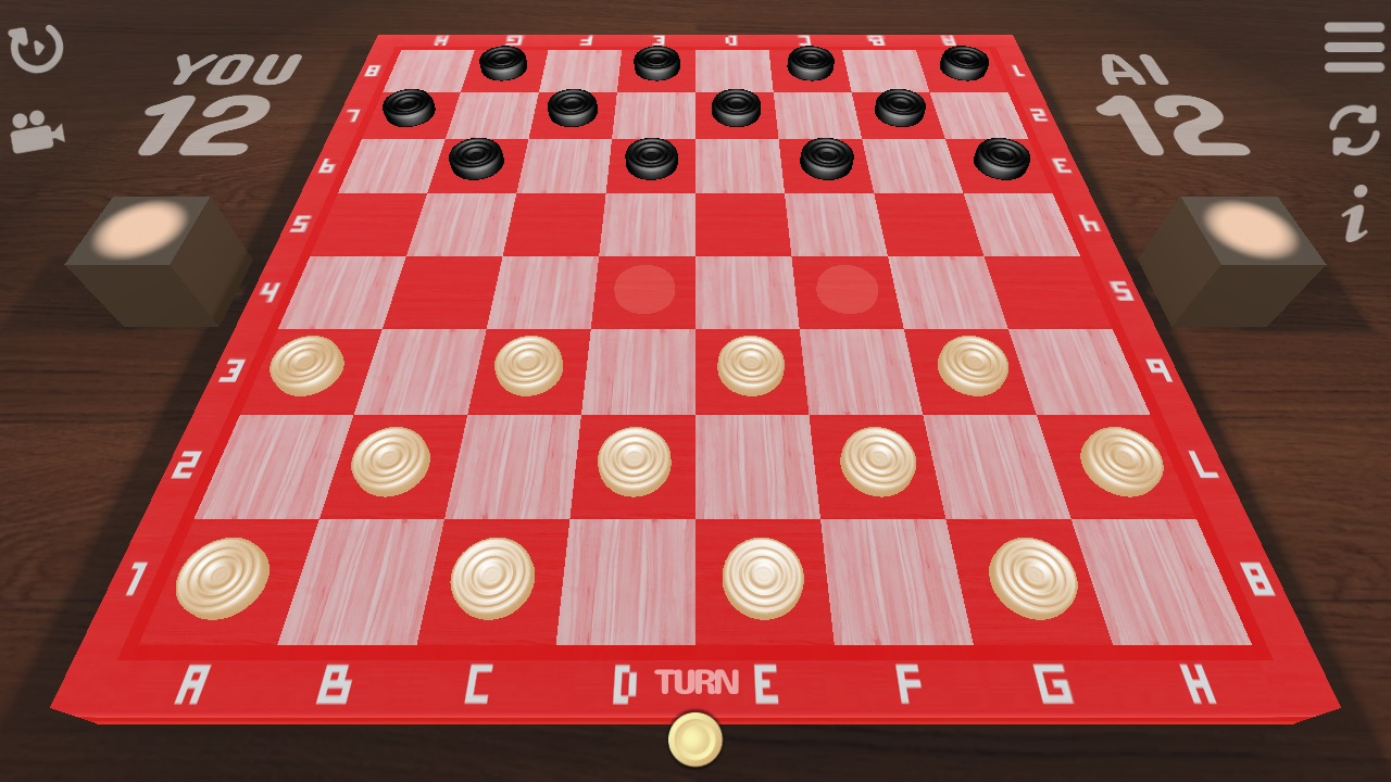 Play Free Checkers 3D Game On Mobile