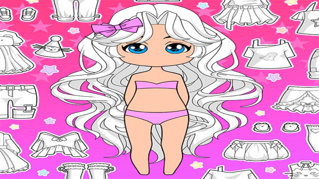Free Chibi Doll Coloring & Dress Up iOS Game Online Play