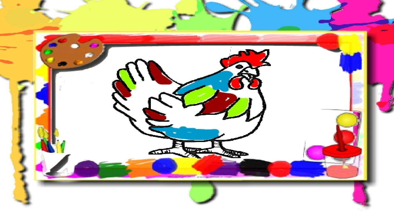 Play Chicken Coloring Book Online Game No Download