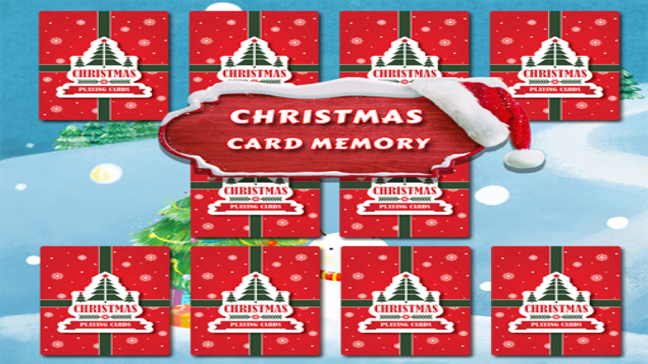 Play Christmas Card Memory Free Mobile Game Now