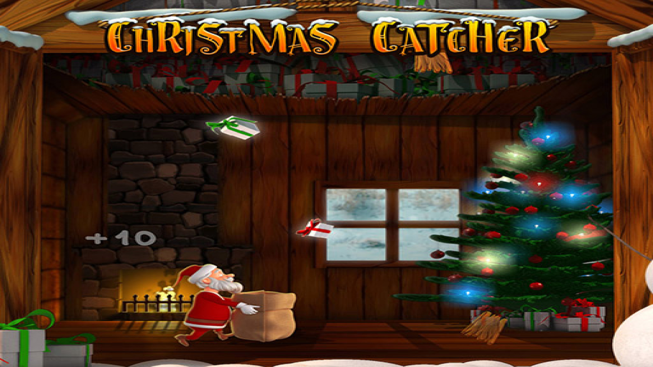 Free Christmas Catcher Phone Game Online