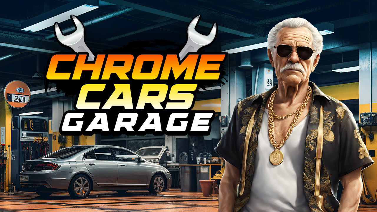 Play Chrome Cars Garage Online Mobile Game