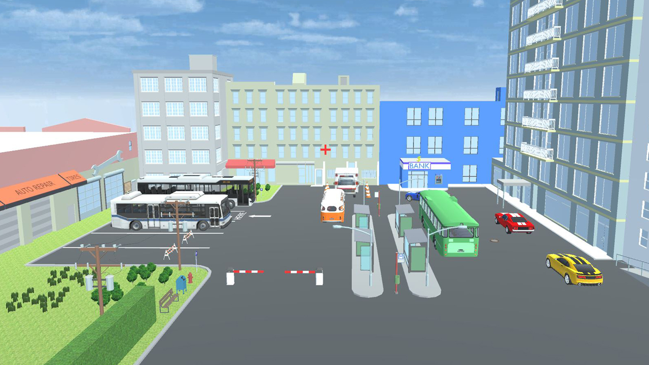 Play City Bus Parking Simulator Challenge 3D Online For Free