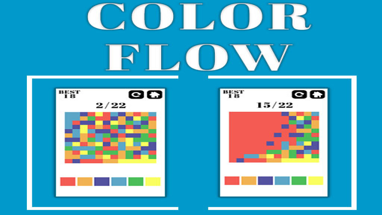 Play Color Flow (d4d3) Mobile Game Online
