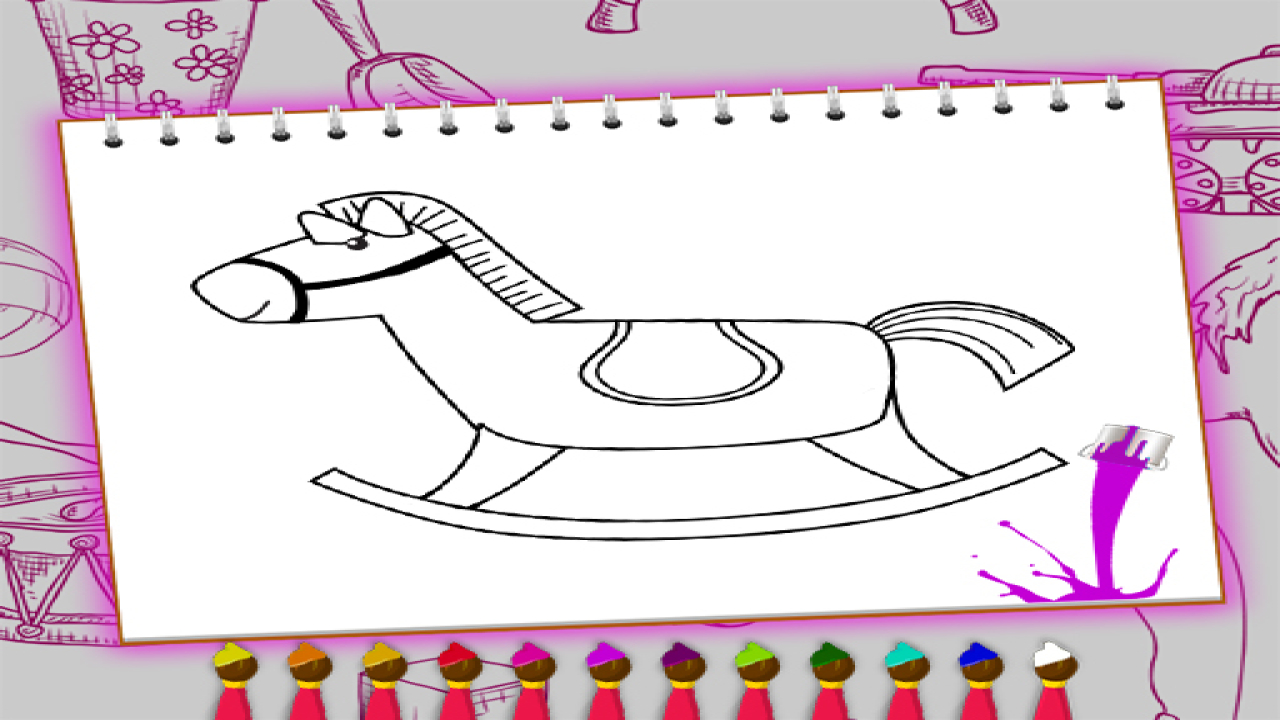 Free Coloring Book Toy Shop Mobile Play Now