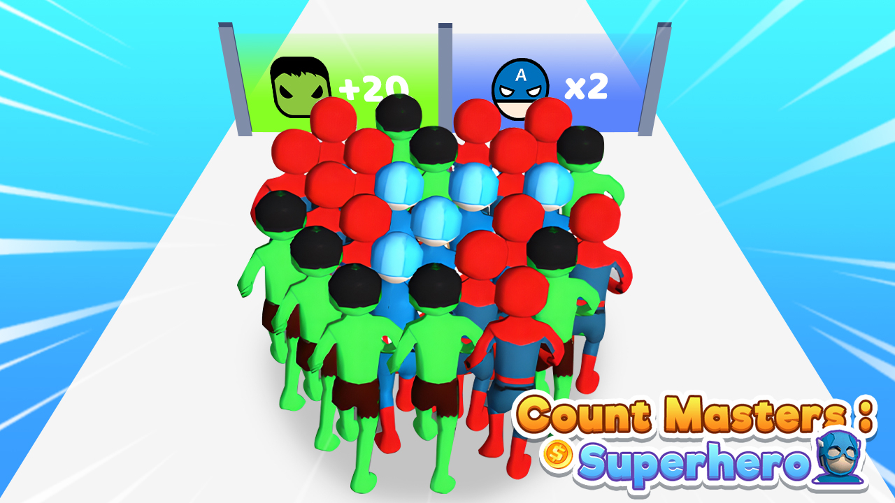 Play Count Masters Superhero Android Games Now