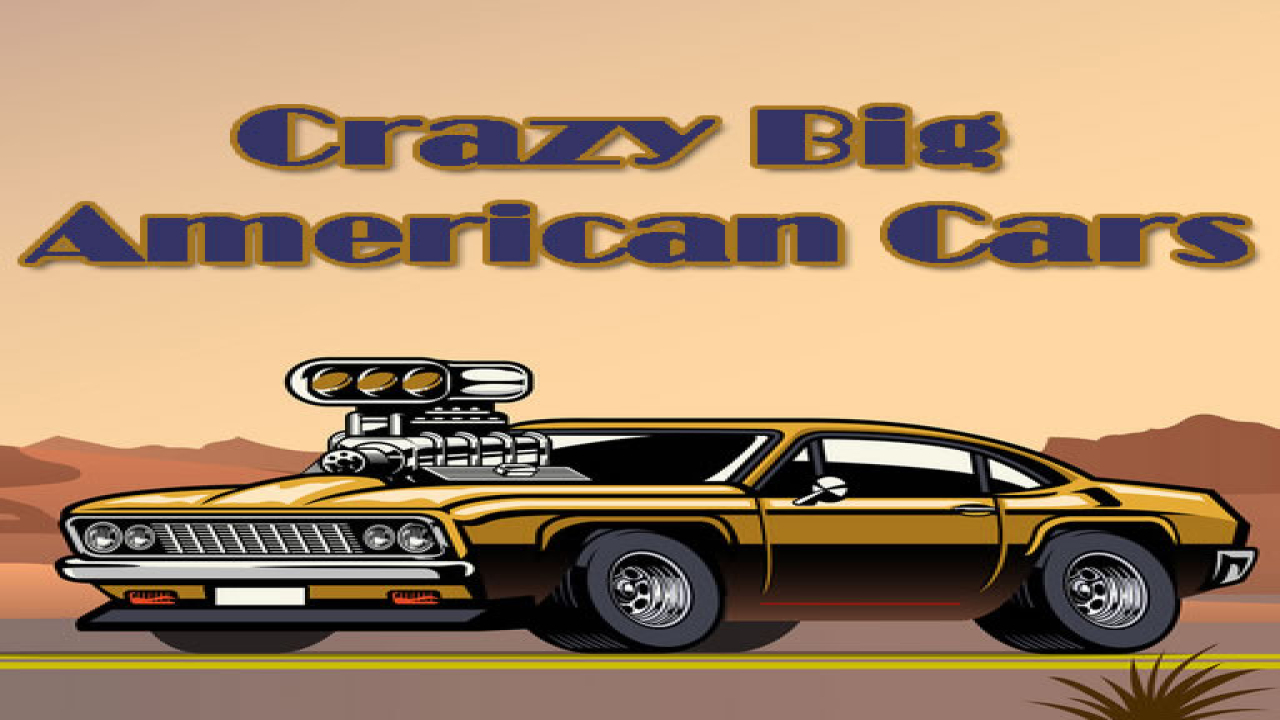 Free Crazy Big American Cars Memory Online Desktop Game