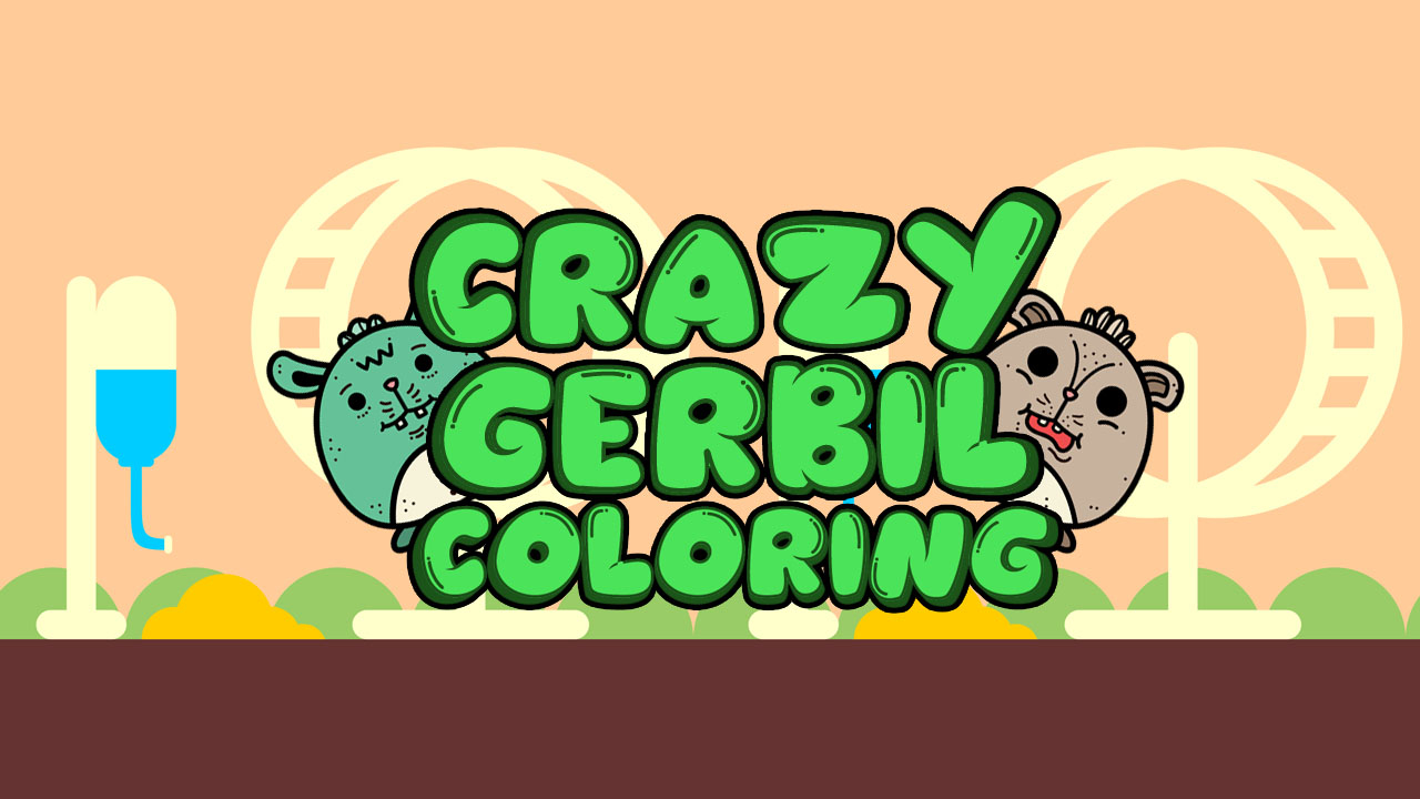 Free Crazy Gerbil Coloring Games To Play Online