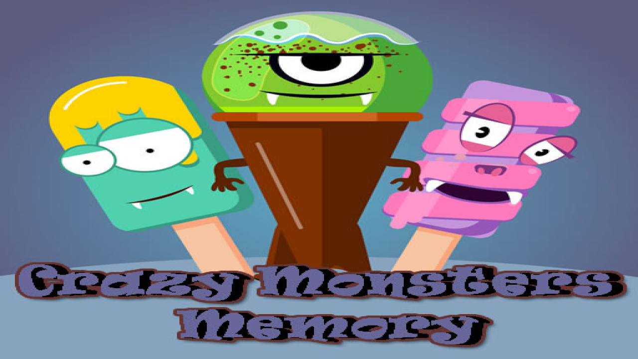 Play Crazy Monsters Memory Game Free No Login PC