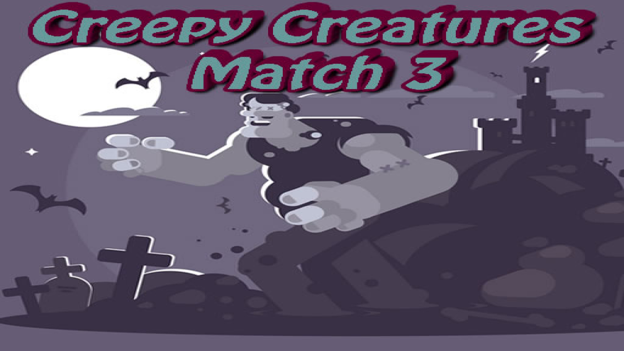 Play Creepy Creatures Match 3 Free Android Game Online