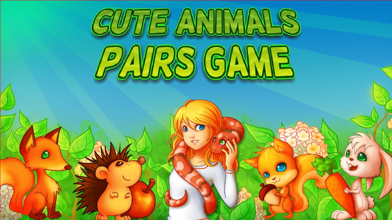 Play Cute Animals Pairs Game Free Online No Login