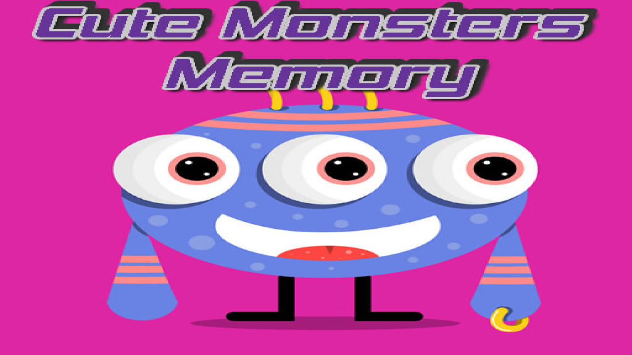 Play Cute Little Monsters Memory Free Online