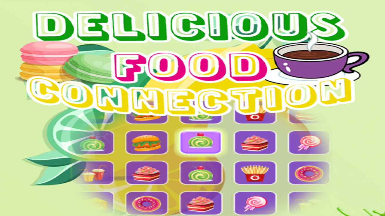 Free Play Delicious Food Connection Games Online Now