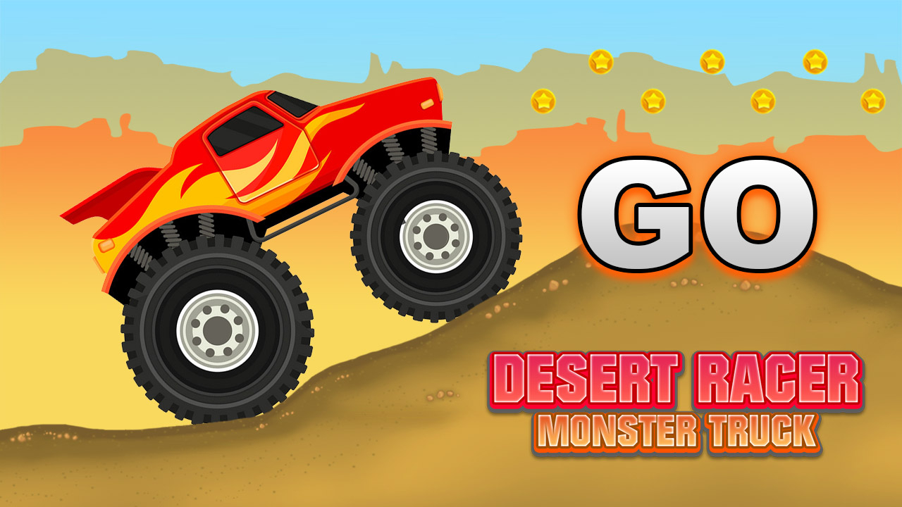 Play Free Desert Racer Monster Truck Browser Game Online
